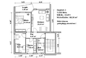 VE 63011 Gaußstr3  1OG li